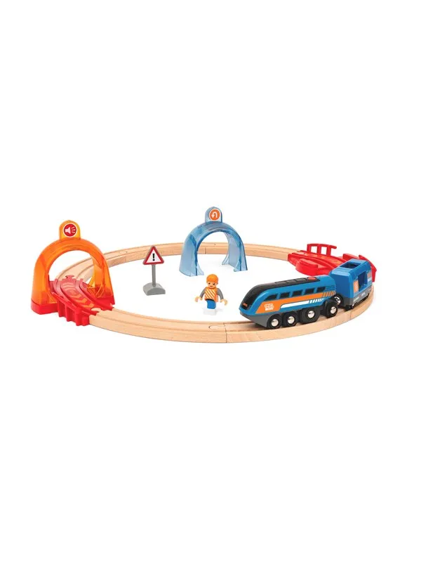 Brio Smart Tech Sound sirkelsett med magiske tunneler