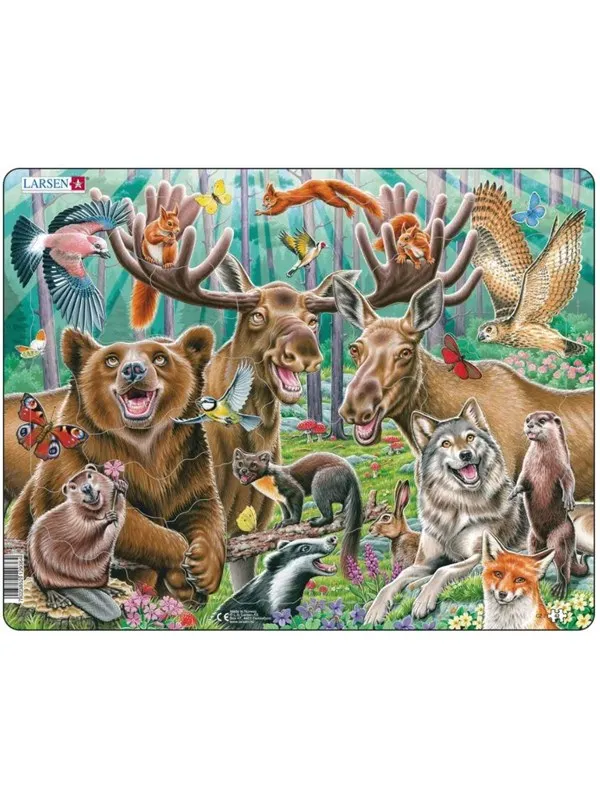 Larsen Puzzles Happy Forest Selfie