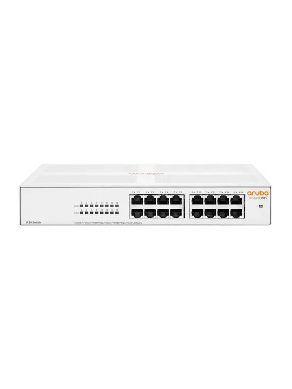 Hewlett Packard Enterprise R8R47A Networking Instant On Switch 16-Port Gigabit 1430
