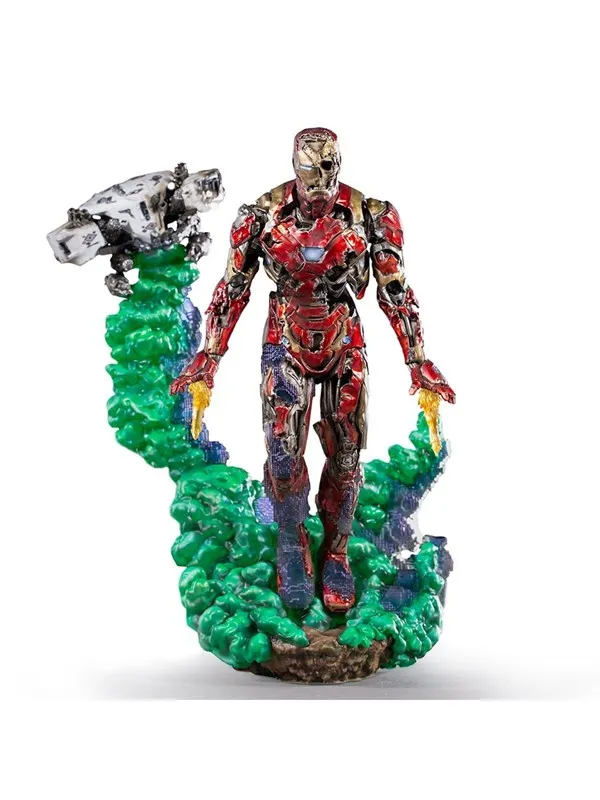 Iron Studios - Statue Iron Man Illusion Deluxe - Spider-Man: Far From Home - Art Scale 1/10 - Figur
