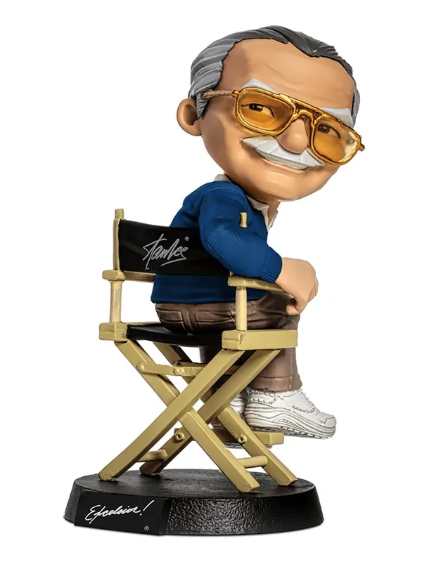 Iron Studios - Statue Stan Lee (Blue) - Pow! - MiniCo - Figur