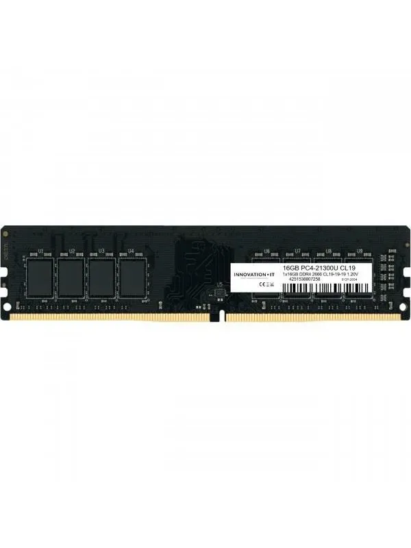 Innovation IT DDR4-3200 - 16GB - CL22 - Single Channel (1 pcs) - Svart