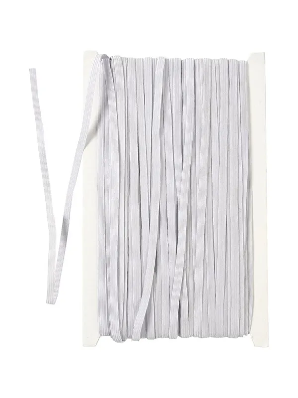 Creativ Company Elastic Thickness 6mm White 50m