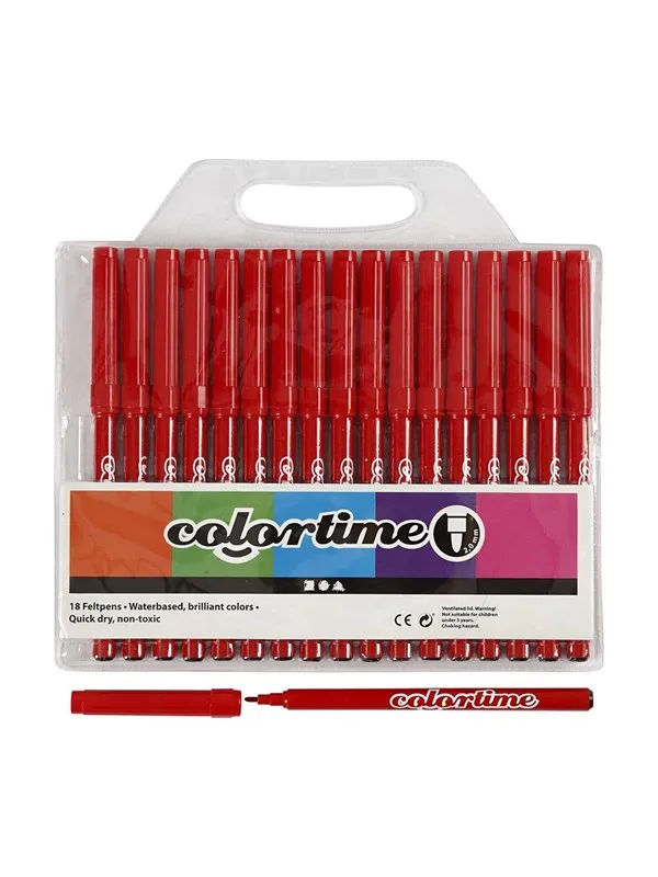Creativ Company Red markers 18st.