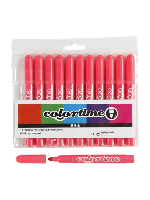 Creativ Company Light pink Jumbo markers 12pcs.