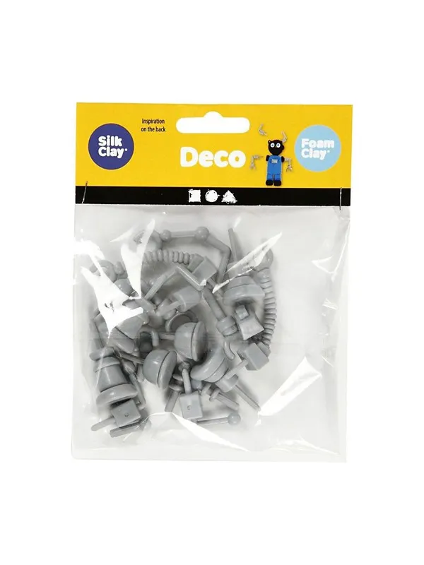 Creativ Company Robot Parts Gray 19st.