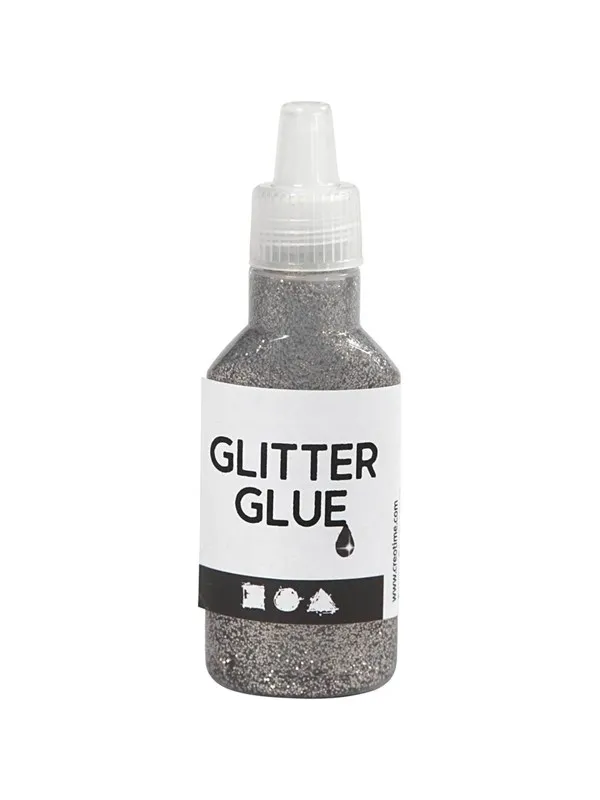 Creativ Company Glitter glue Silver 25ml
