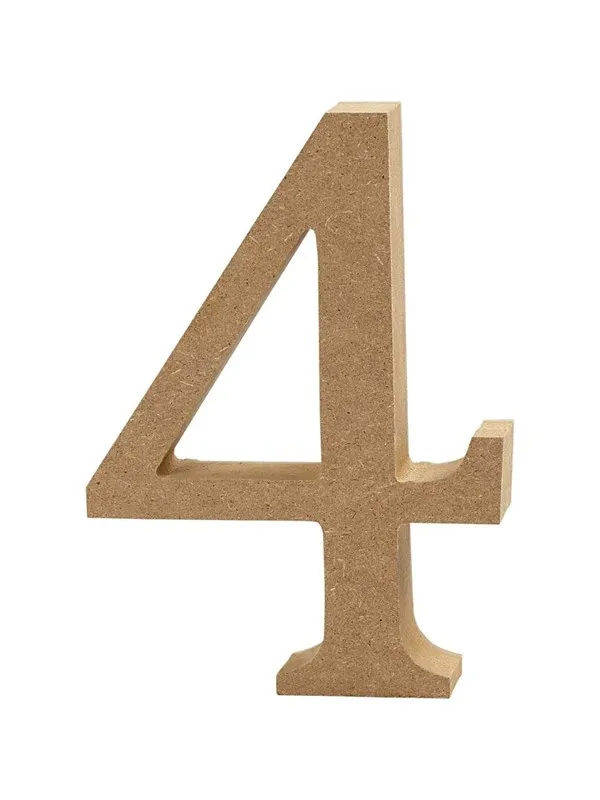 Creativ Company Number 4 MDF 13cm 1pc.
