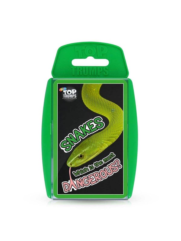 Winning Moves Snakes Top Trumps Card Game (English)