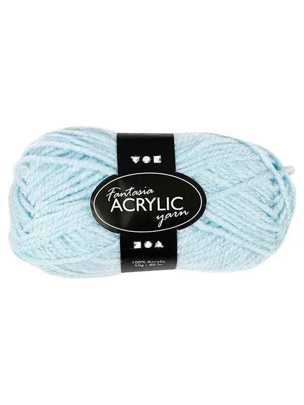Creativ Company Acrylic yarn Light blue 50gr 80m
