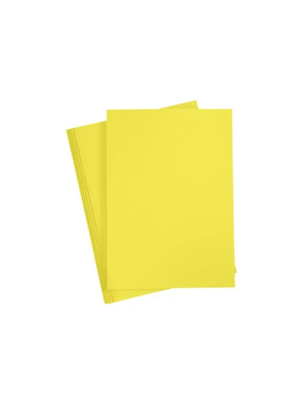 Creativ Company Cardboard - A4 - 20 sheets - Sun Yellow