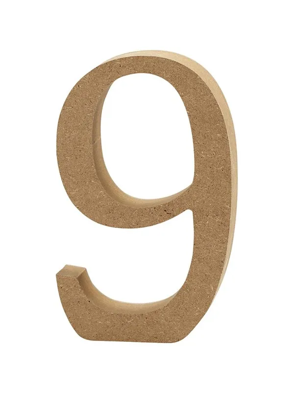 Creativ Company Number 9 MDF 13cm 1pc.
