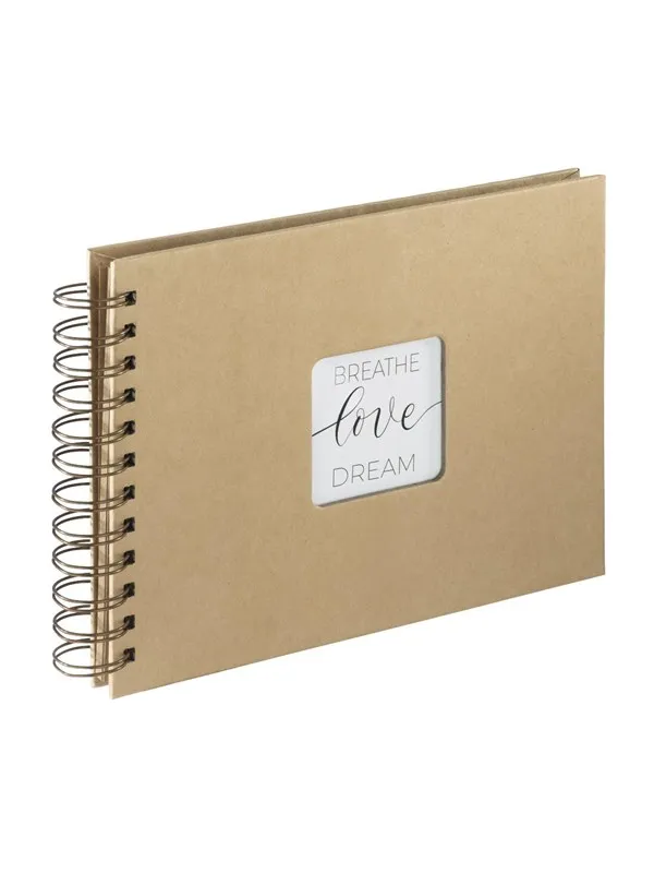 Hama "Craft" Spiral Album 24 x 17 cm 40 Kraft Paper Pages