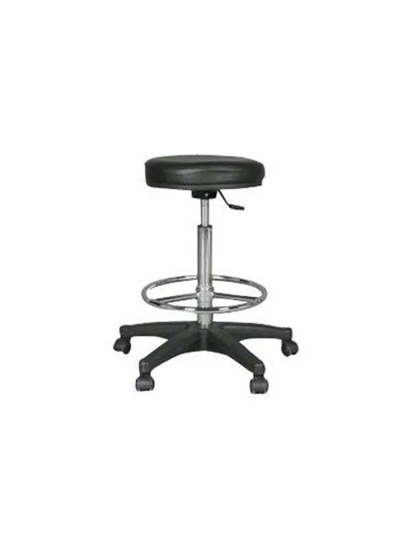 Walimex - stool - artificial leather - black