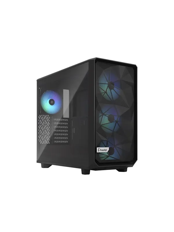 Fractal Design Meshify 2 Lite RGB - Black TG Light Tint - Kabinett - Miditower - Svart