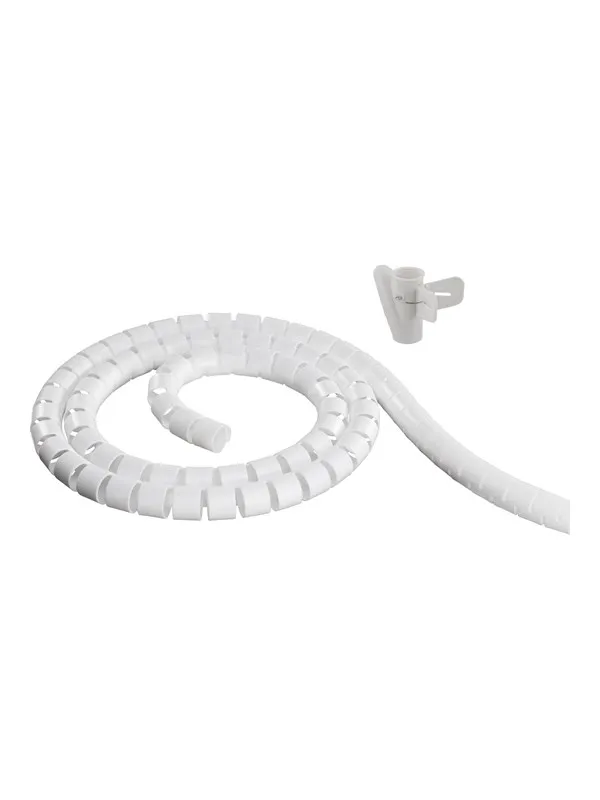 Deltaco Nylon cable cover 2.5m white