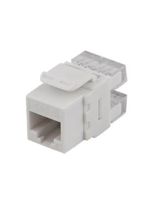 Deltaco MD110 UTP CAT6 Keystone Connector 180 degree Tool Free