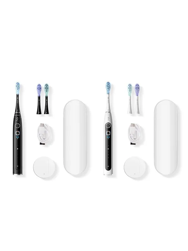 Oclean Elektrisk tannbørste Electric Toothbrush X Pro 20 S Duo Set White+Black