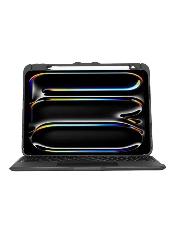 Targus Versavu - keyboard and folio case - QWERTY - Spanish - black Input Device - Tastatur & Foliosett - Spansk - Svart
