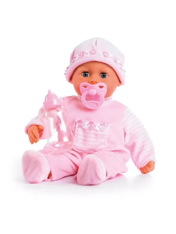 Bayer Design Baby Doll - First Word Baby soft pink 38 cm
