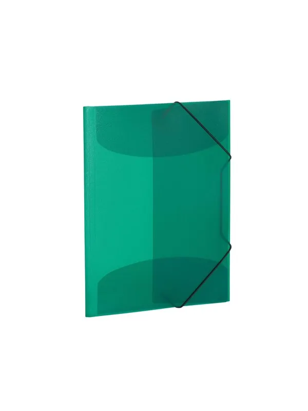 HERMA Elasticated folder A3 PP translucent dark green