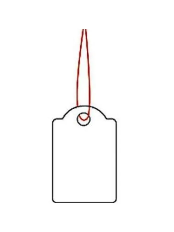 HERMA Strung marking tags - name badge labels - 1000 label(s) - 15 x 24 mm