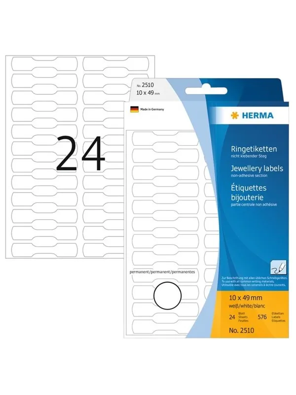 HERMA labels - 600 label(s) - 10 x 49 mm