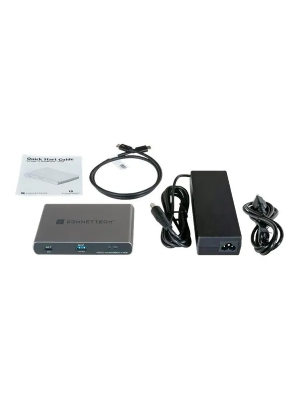 Sonnettech Echo 5 Thunderbolt 4 Dock USB-hub - 4 porter - Svart