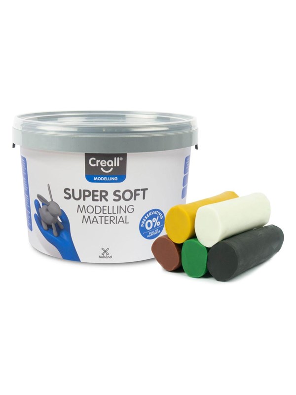 Creall Supersoft Clay Safari colours 1750gr.
