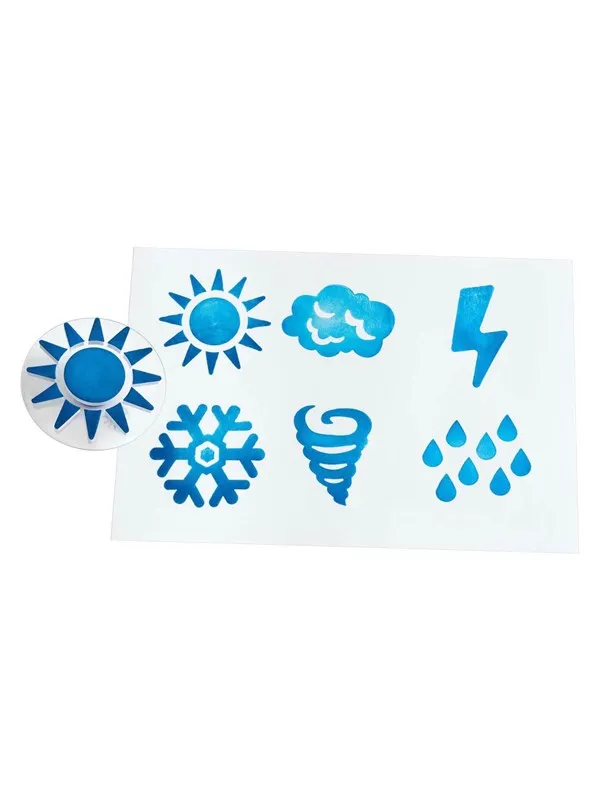 Colorations - Easy Grip Stamps Weather