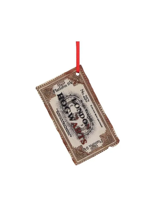 Nemesis Now - Harry Potter Hogwarts Ticket julepynt