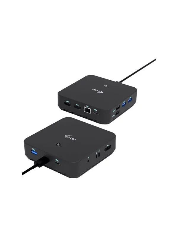 I-Tec - docking station - USB-C / USB4 / Thunderbolt 3 / Thunderbolt 4 / Thunderbolt 5 - 2 x HDMI DP++ - 1GbE