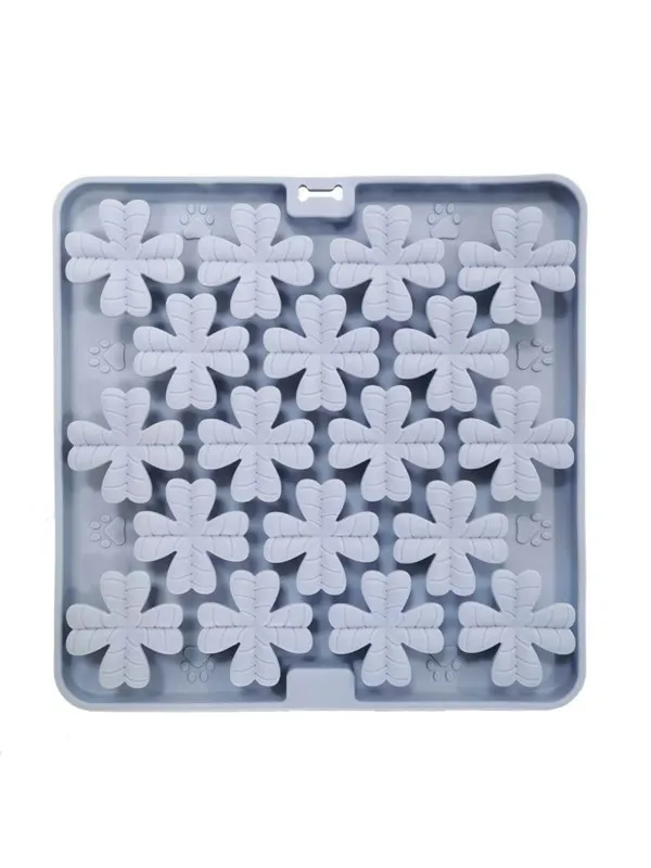 Nordic Paws - Lickmat Flower - Grey - 20x20cm