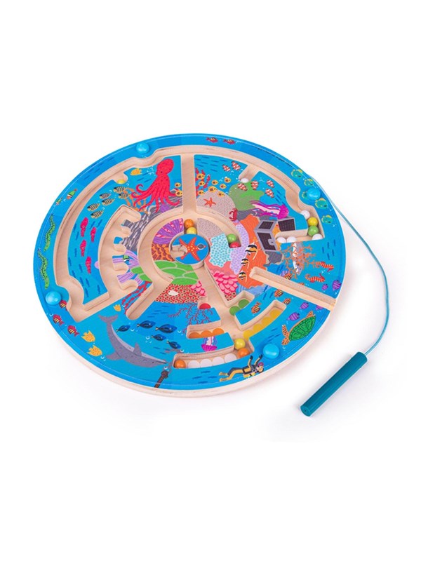 Bigjigs Magnetic Maze Game - Underwater World
