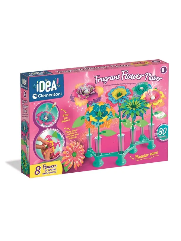 Clementoni Idea Fragrance Flowers Making Craft Kit 8 Flowers