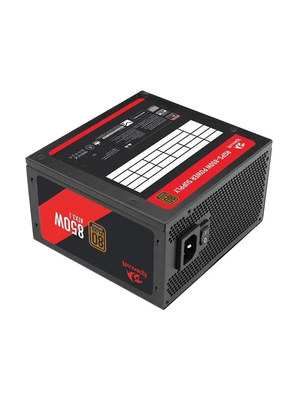 REDRAGON GC-PS030 power supply unit Strømforsyning (PSU) - 850 Watt - ATX - 80 Plus Bronze sertifisert
