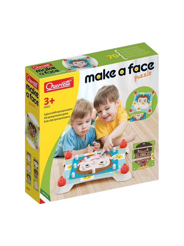 Quercetti Make a face puzzle