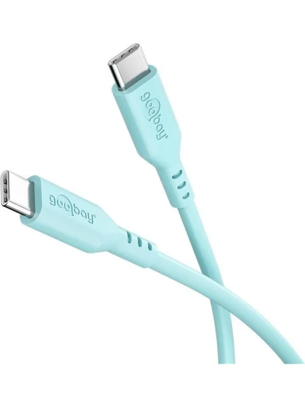 Pro USB-C <-> USB-C - PD 60W - 1.5m - Turkis - USB-kabel