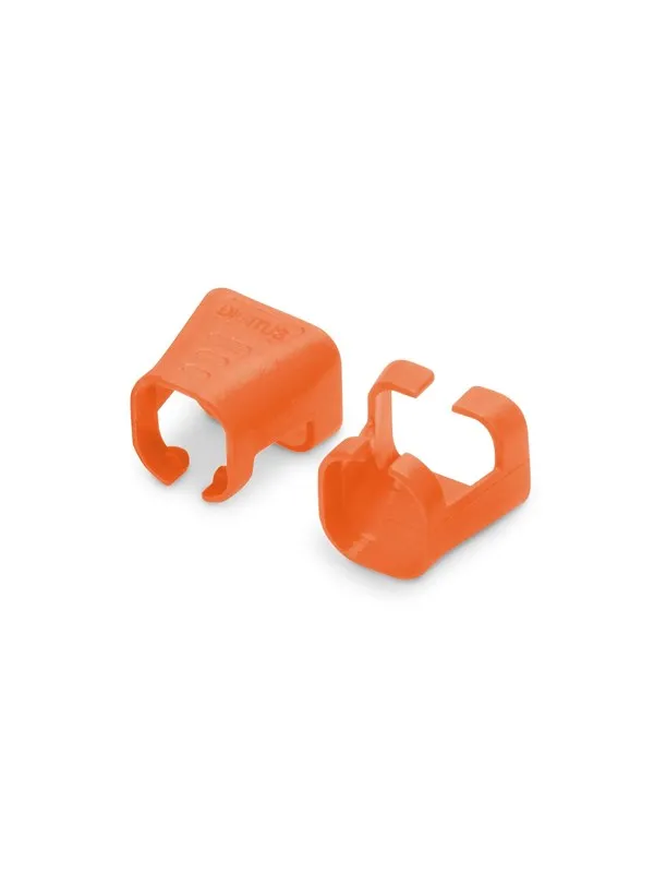 DIGITUS Color Clips for RJ45 Plugs Orange (100-pack)