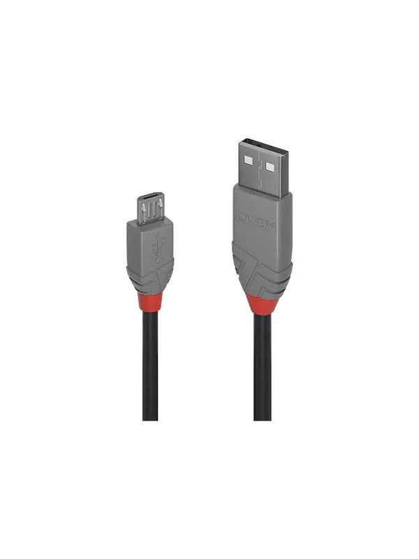 Lindy Anthra Line - USB cable - USB to Micro-USB Type B - 20 cm