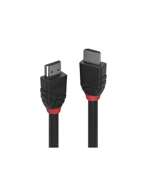 Lindy Black Line HDMI cable with Ethernet - 1 m