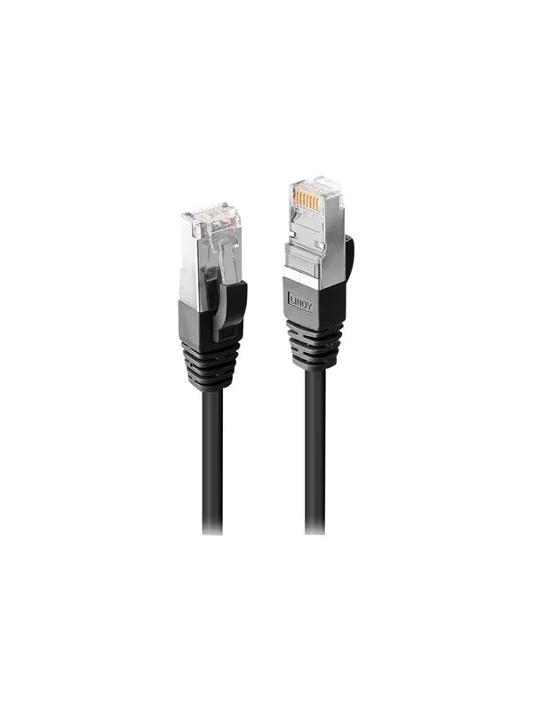Lindy CROMO patch cable - 1 m - anthracite - Svart - 1m