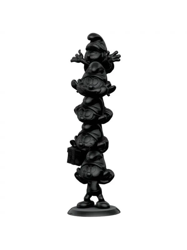 Plastoy - The Smurfs Resin Statue Smurfs Column Black Edition 50 cm - Figur