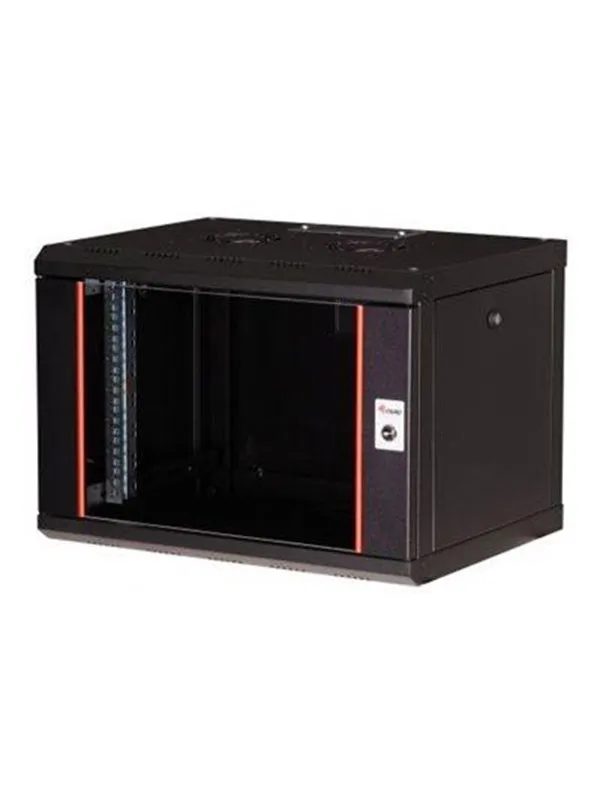 Equip Pro Mount - rack - 600x450 mm with glass door removable and lockable panels assembled - 7U