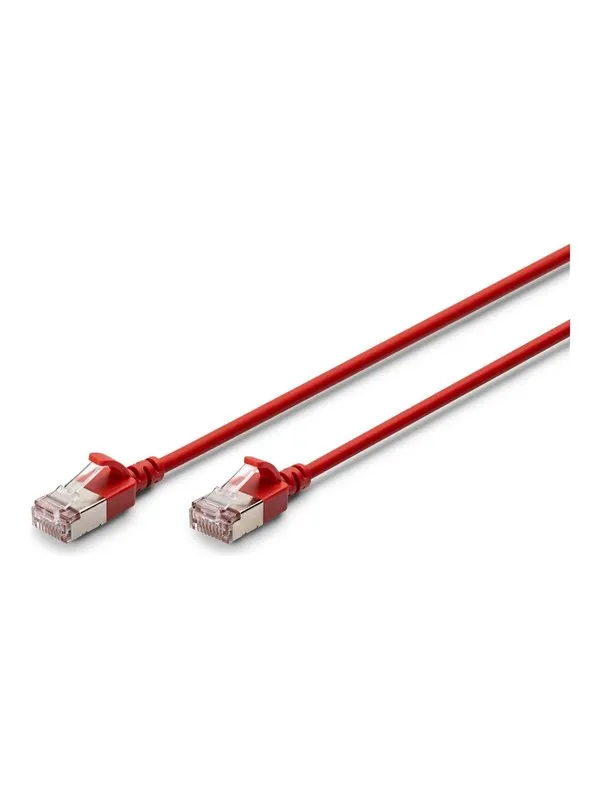 DIGITUS patch cable - 1.5 m - red - Rød - 1m