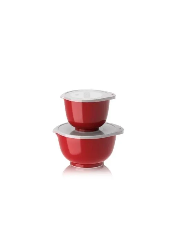Rosti -  Margrethe bowls Set of 2 + lids - Red