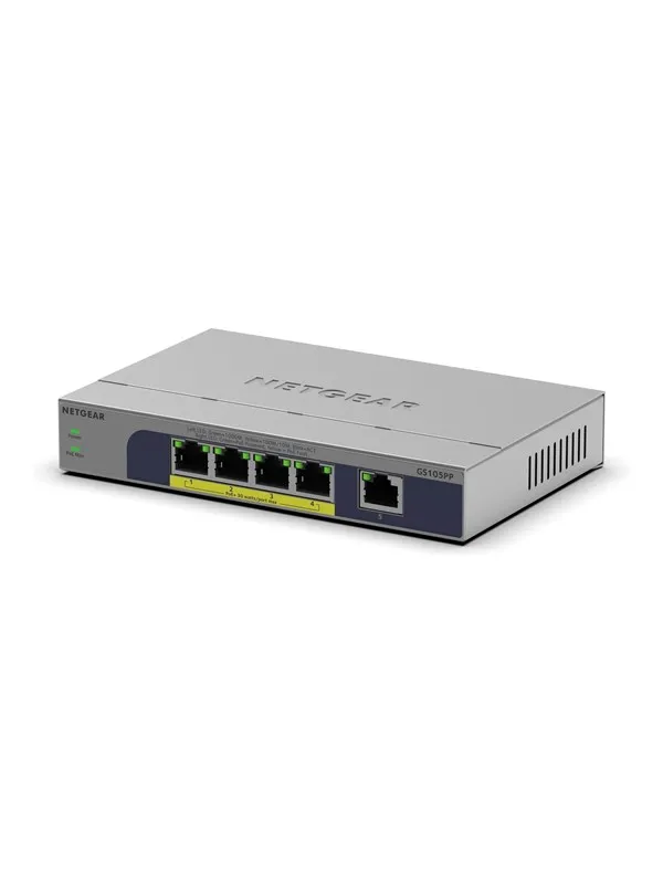 Netgear GS105PP - switch - 5 ports - unmanaged