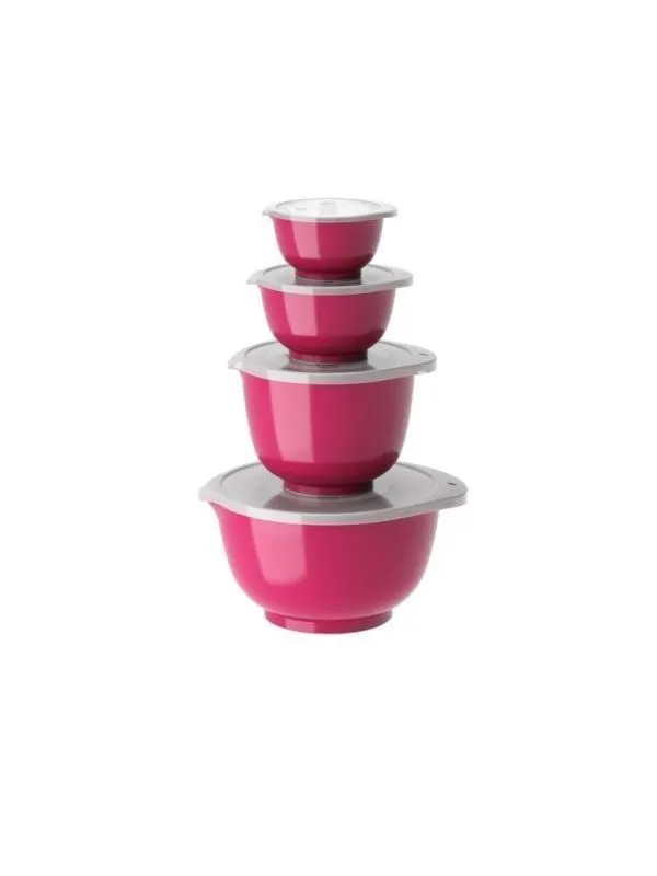 Rosti - Margrethe Bowls - Set of 4 + Lids (Beetroot)