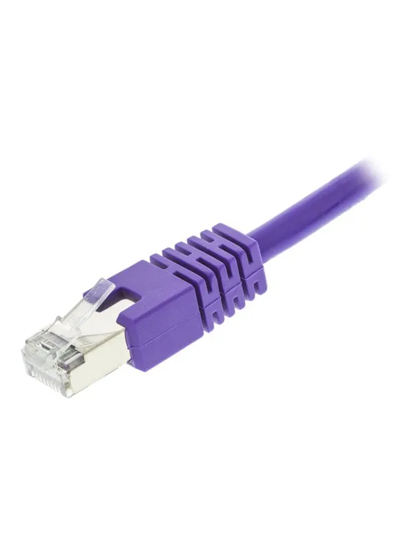 Deltaco LAN CAT 6 - F/UTP - Purpur - 1meter
