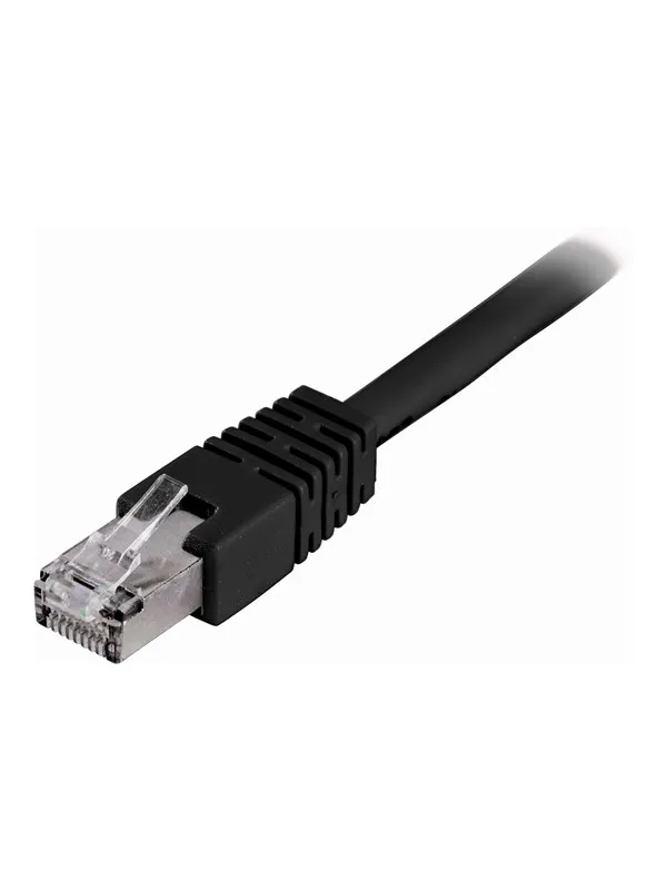 Deltaco LAN CAT 6 - F/UTP - Svart - 25m